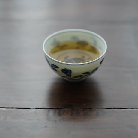 青花凌霄花紋茶杯 PF135