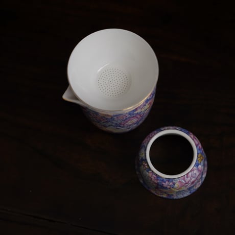 仿琺瑯彩茶器セット PH018