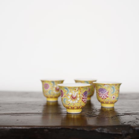 仿琺瑯彩茶杯 PH002