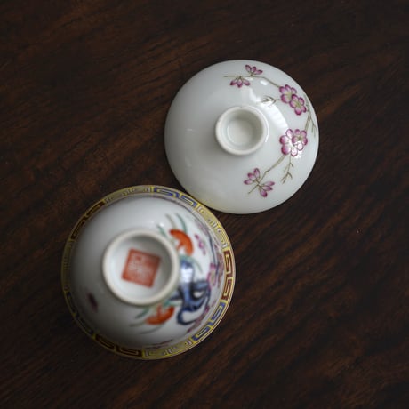 仿古二才蓋碗 PA066