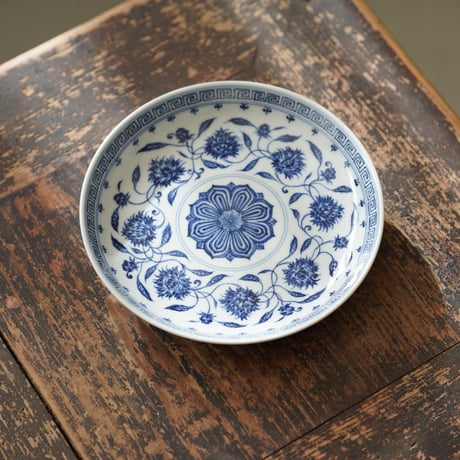 青花缠枝蓮紋皿 PF224 | Looking For 物色