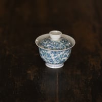 斗彩竹子蓋碗 PF006