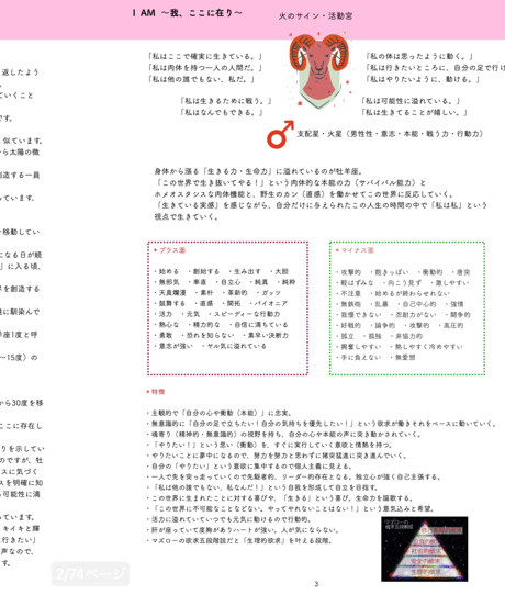 サビアンシンボル 完全攻略・オンライン講座〜牡羊座編