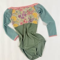クラシックレース クルーネックリボンレオタード ブラック | MUSE