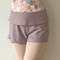 ルーズショートパンツ　ローズグレー<11061>