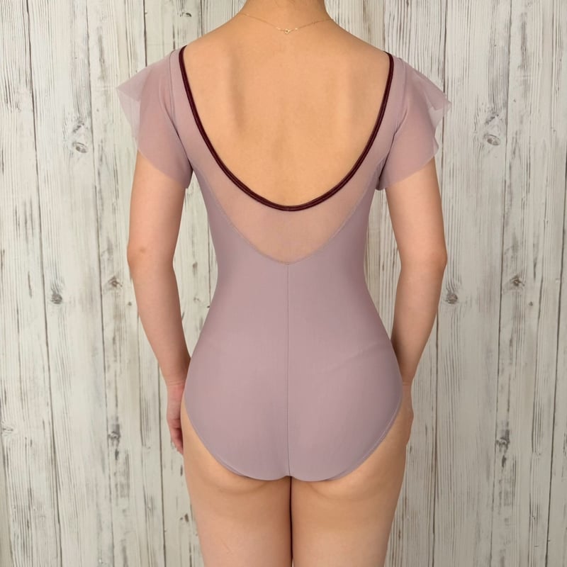 LUCAS】フラワークラウンレオタード オールドライラック<10936