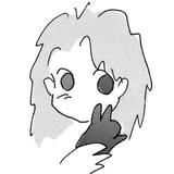 うさこ母の モノトーンイラスト