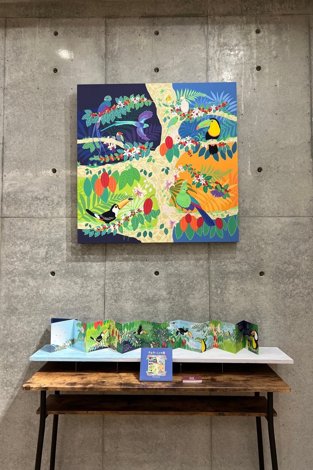 インテリアパネル(受注生産) / 鳥の木 / 91cm X91cm | バードテイル