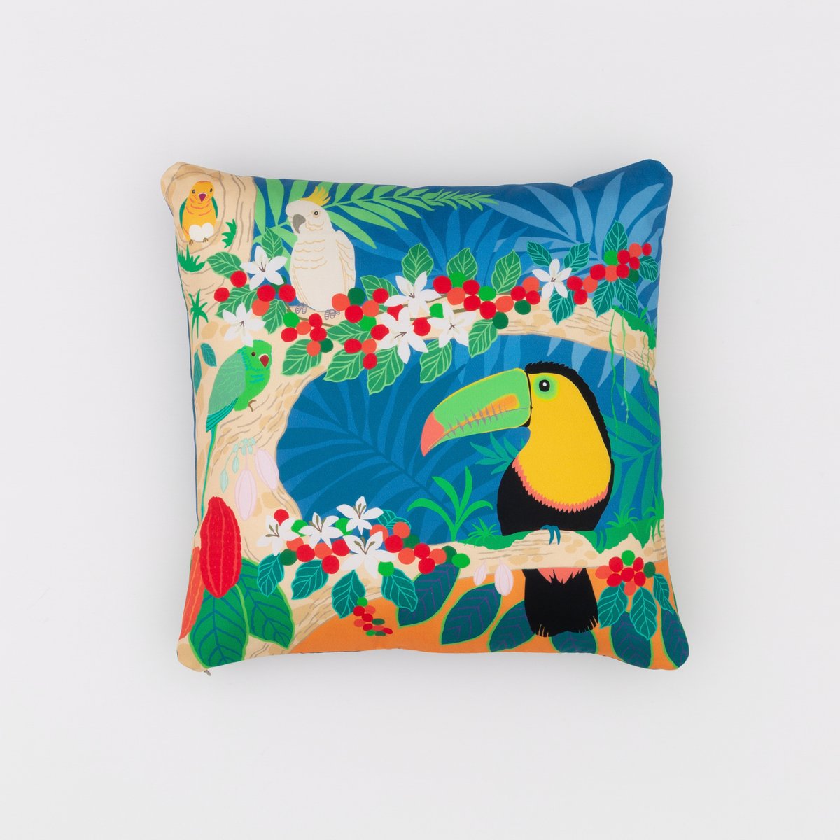 キルビルくんとカカオ・コーヒーの木 / クッションカバー | バード
