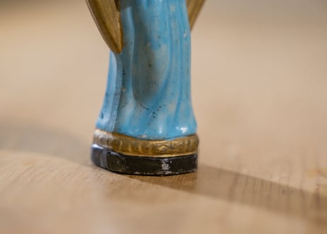 陶製エンジェル 　水色