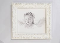 鉛筆画　花冠