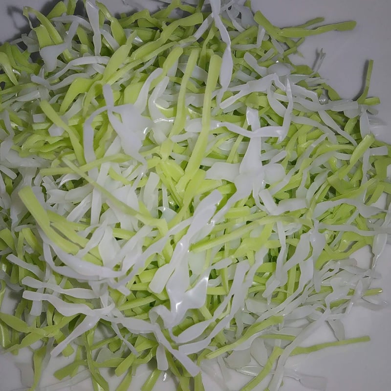 ホンモノそっくり 食品サンプル 千切りキャベツ 100g | みなとサンプル