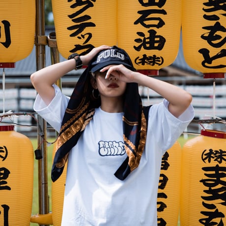 Throw Up "BLEND" Heavy Cotton T-shirt /WHITE