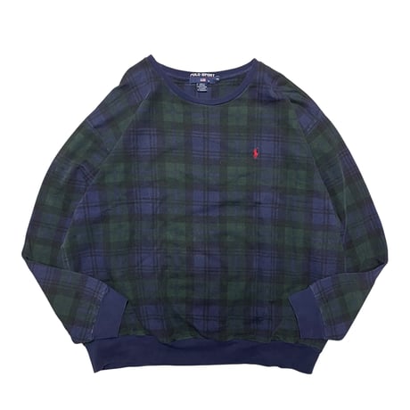 POLO RALPH LAUREN BLACK WATCH SWEAT SHIRT