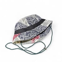 PAISLEY PATTERN 4PANEL ROPE HAT