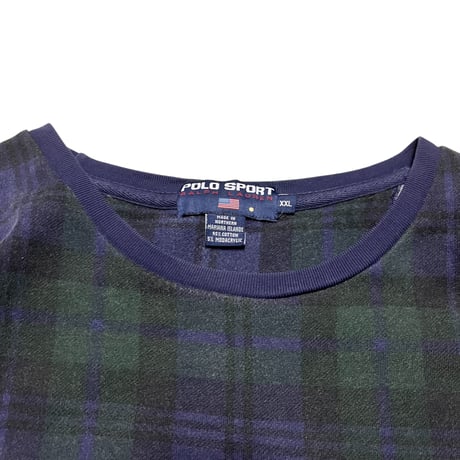 POLO RALPH LAUREN BLACK WATCH SWEAT SHIRT