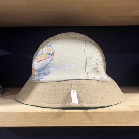 YACHT PATTERN CUSTOM  HAT