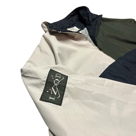 IZOD BI COLOR FULL ZIP NYLON JACKET