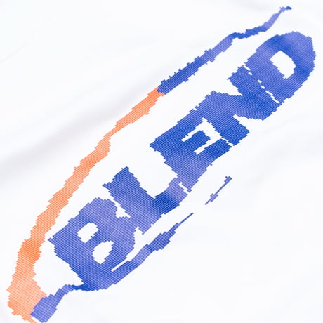 3th ANNIVERSARY "BLEND" GRID T-SHIRT WHITE