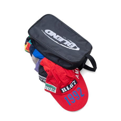 "BLEND" GRID SHOES BAG