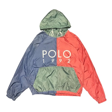 POLO RALPH LAUREN 1992 MULTI COLOR ANORAK JACKET