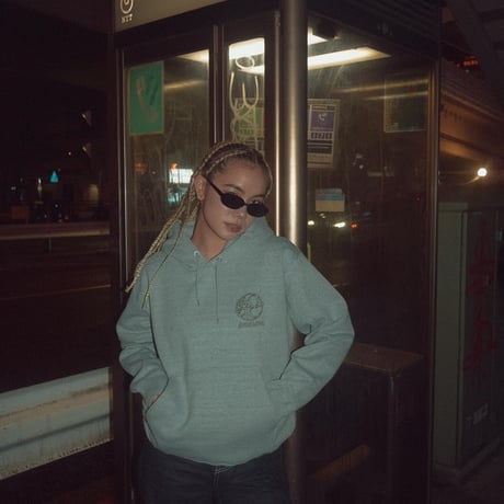 STOIC JPN × BLEND STORE 15.6oz HEAVY WEIGHT HOODIE : ASH GRAY