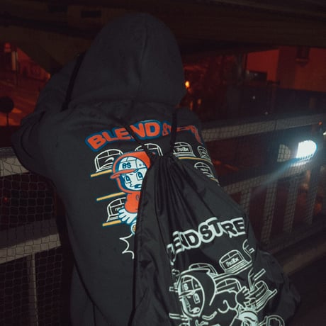 STOIC JPN × BLEND STORE 15.6oz HEAVY WEIGHT HOODIE : BLACK