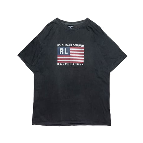 POLO JEANS FADE BLACK T-SHIRT