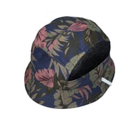 FLOWER PATTERN HALF MESH CUSTOM  HAT