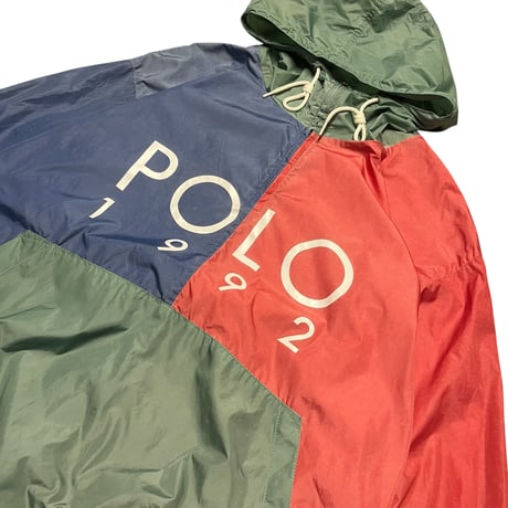 POLO RALPH LAUREN 1992 MULTI COLOR ANORAK JACKET