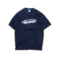 3th ANNIVERSARY "BLEND" GRID T-SHIRT NAVY