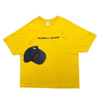 GUESS YELLOW CLASSIC LOGO T-SHIRT