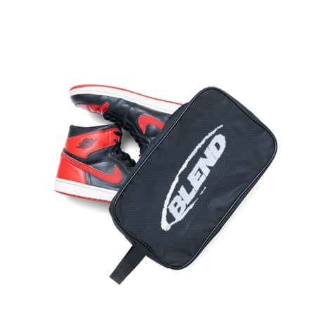 "BLEND" GRID SHOES BAG