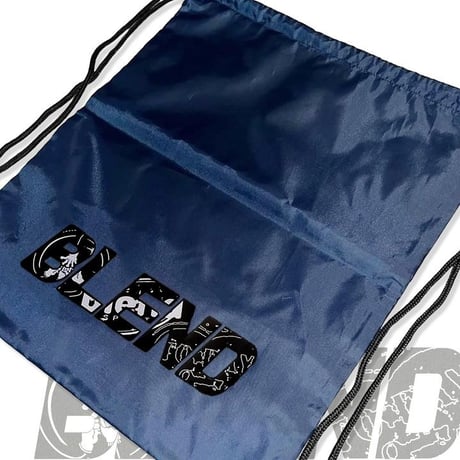 3NAME BLEND LOGO KNAPSACK NAVY