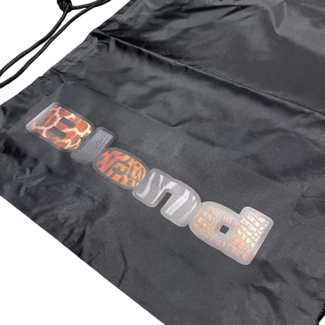 BLEND ZOO LOGO KNAPSACK BLACK