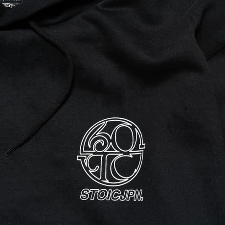 STOIC JPN × BLEND STORE 15.6oz HEAVY WEIGHT HOODIE : BLACK