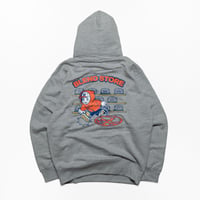 STOIC JPN × BLEND STORE 15.6oz HEAVY WEIGHT HOODIE : ASH GRAY