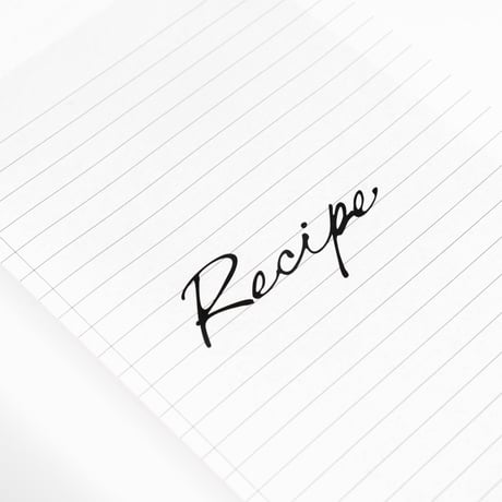 ZINE "Recipe" by YUTA OGURA