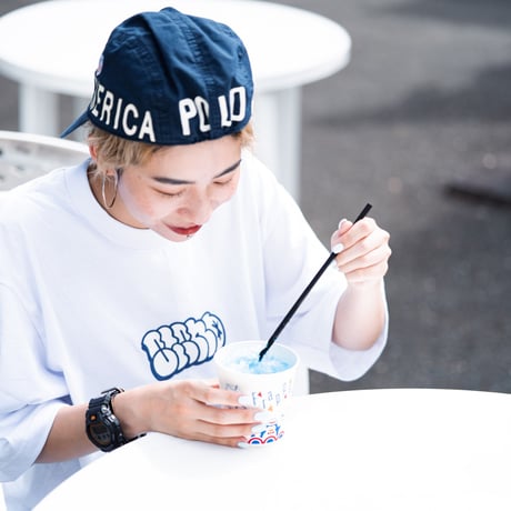 Throw Up "BLEND" Heavy Cotton T-shirt /WHITE