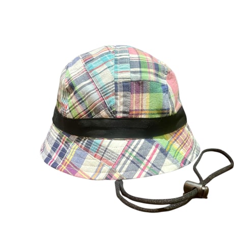 PATCHWORK CHECK ADJUSTMENT 4PANEL CUSTOM HAT
