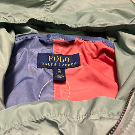 POLO RALPH LAUREN 1992 MULTI COLOR ANORAK JACKET
