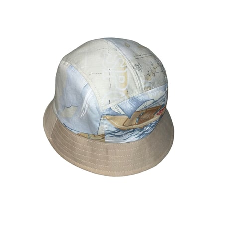 YACHT PATTERN CUSTOM  HAT