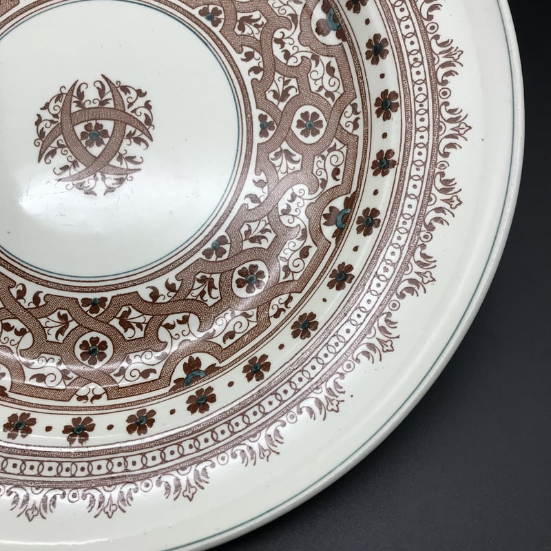 クレイユモントロー アンリ2世 アンティーク 大皿① 【公式通販】