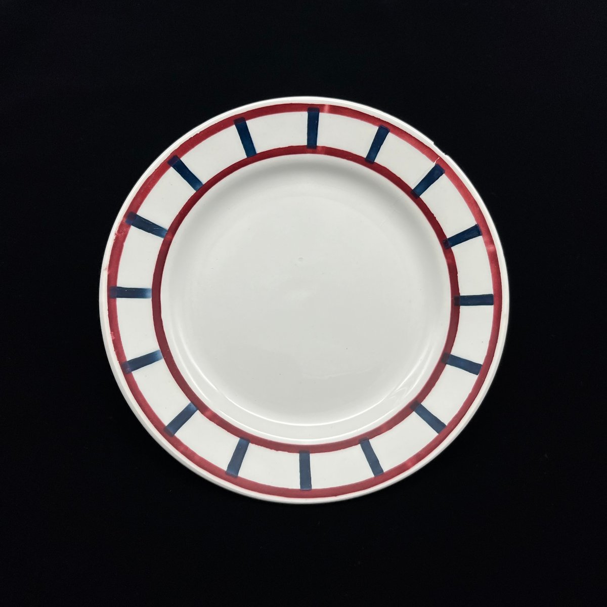 8月末まで_BADONVILLER バドンヴィレー プレート大(バスク柄) 8月末