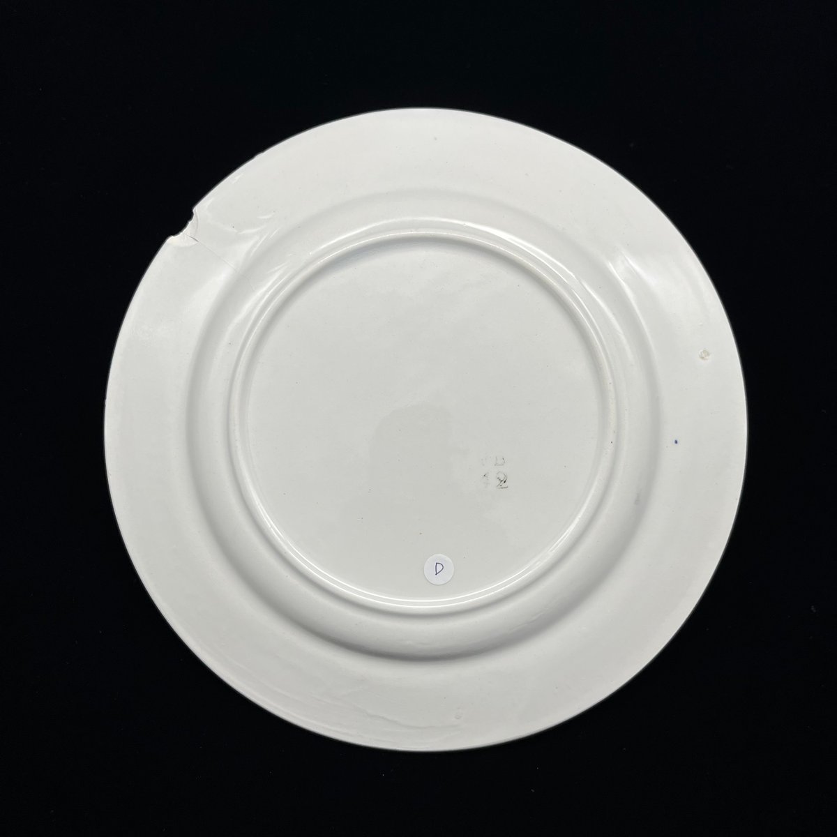 A9057】Badonviller バドンヴィレ バスク柄 デザートプレート【D