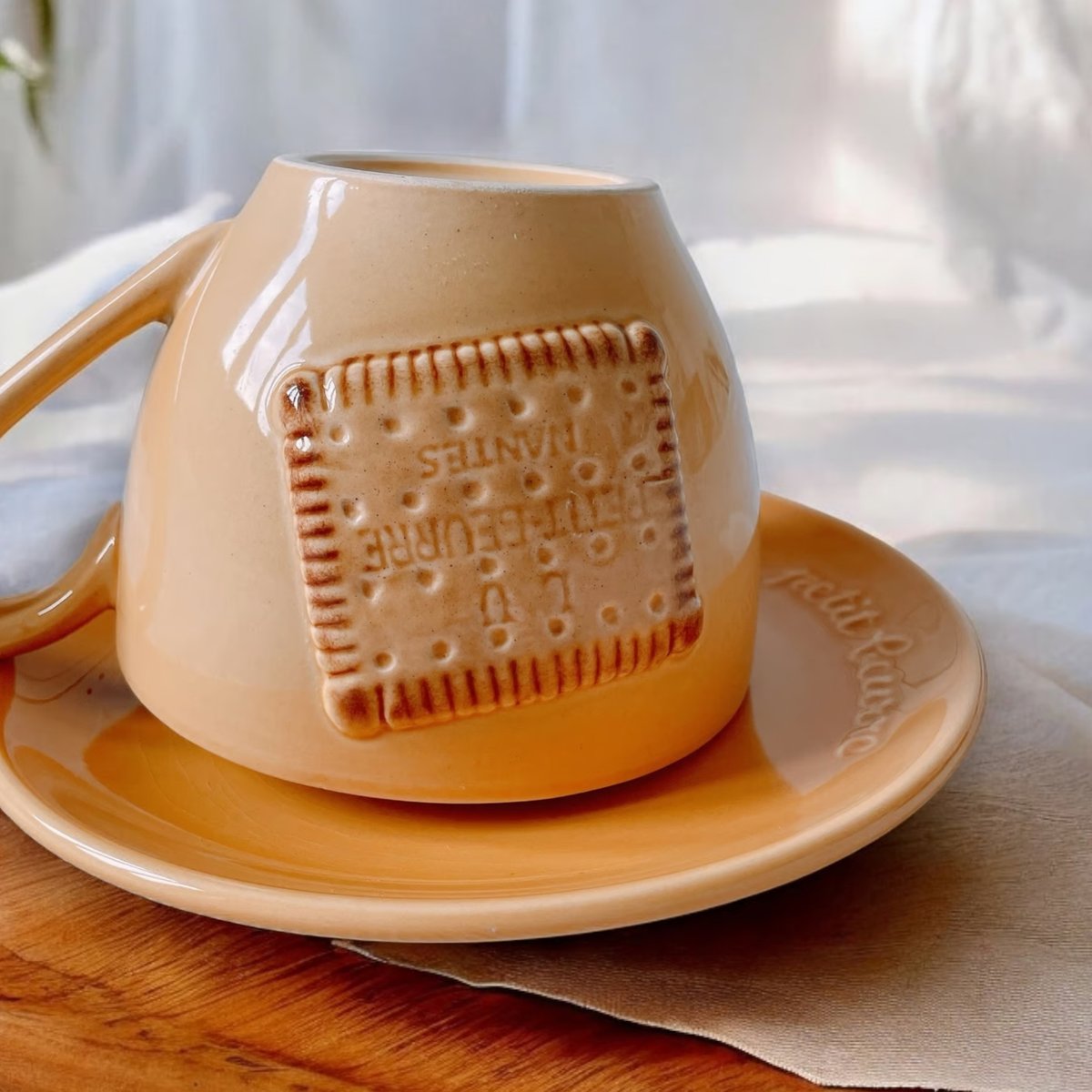 フランス アンティーク LU PETIT BEURRE マグカップ フランス アンティーク LU PETIT BEURRE マグカップ