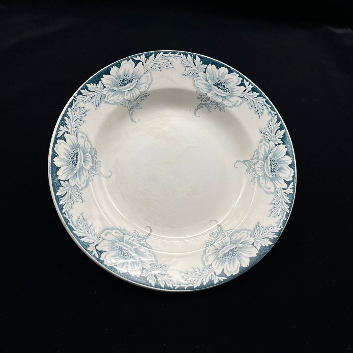 サンタマン窯 野バラ模様 エタブリスマン・デブレイ グアドループ スーピエール サンタマン窯 野バラ模様 エタブリスマン・デブレイ グアドループ スー