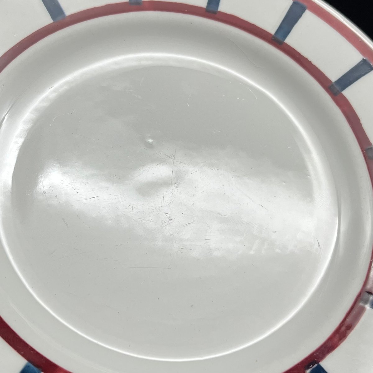 A9057】Badonviller バドンヴィレ バスク柄 デザートプレート【D