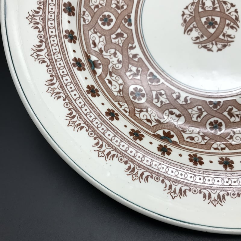 クレイユモントロー アンリ2世 アンティーク 大皿② 【公式通販】