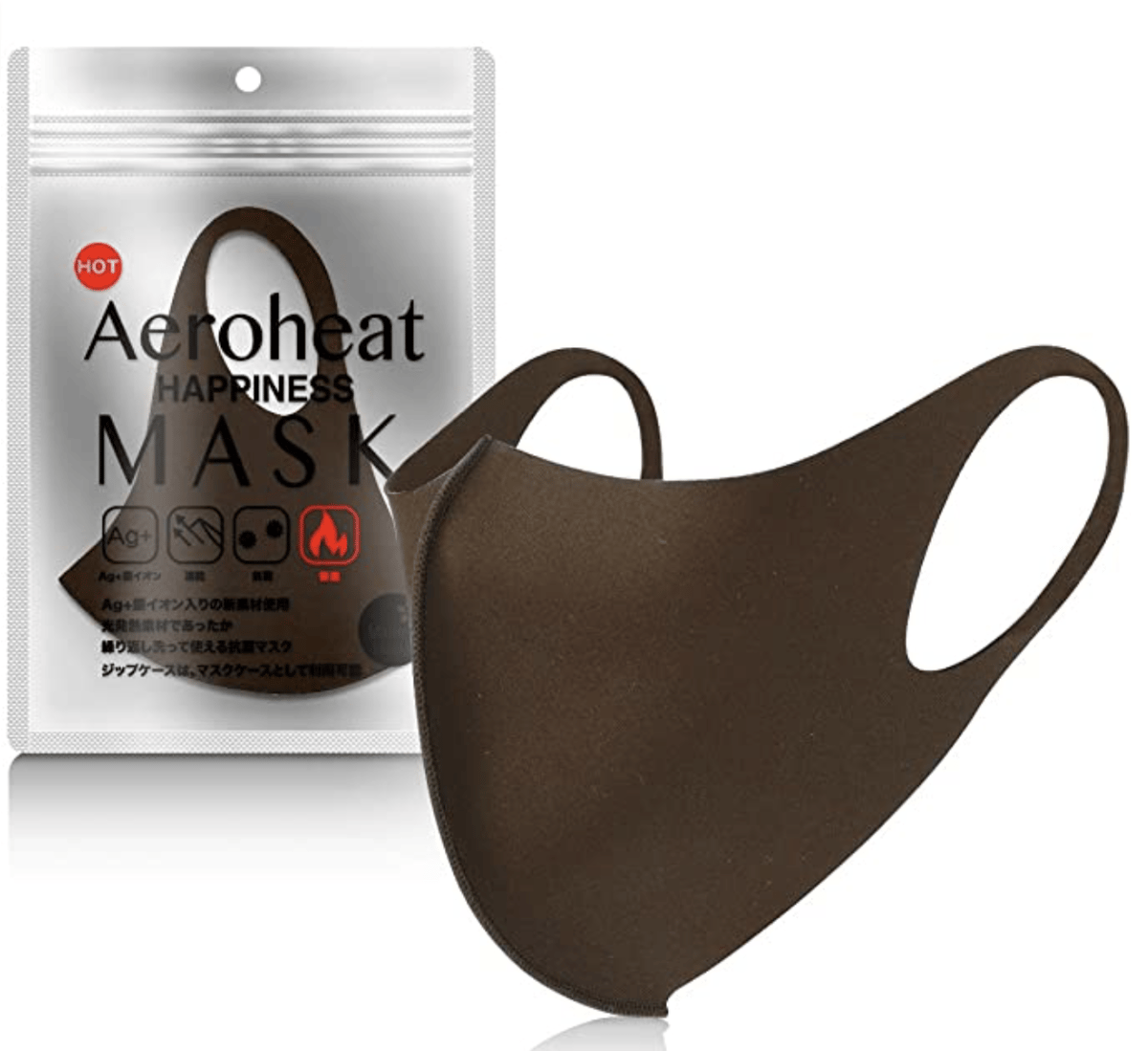 エアロヒート あったか立体ホットマスク ふつうサイズ 【HAPPINESS